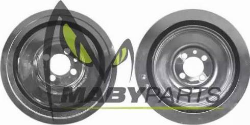 Mabyparts PV01197O - Шкив коленчатого вала autosila-amz.com