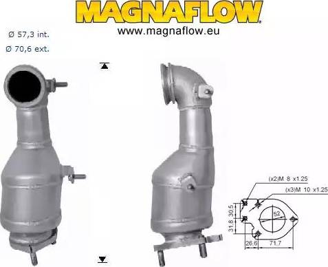 Magnaflow 69601D - Катализатор autosila-amz.com