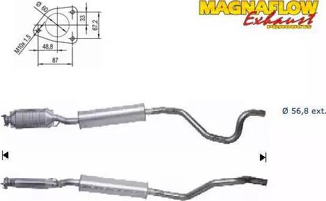 Magnaflow 64501D - Катализатор autosila-amz.com