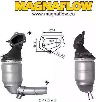 Magnaflow 65826D - Катализатор autosila-amz.com