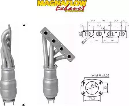 Magnaflow 60602 - Катализатор autosila-amz.com