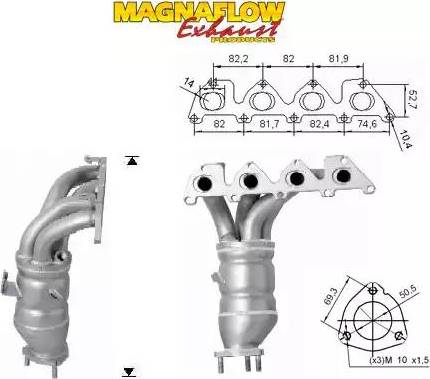 Magnaflow 68812 - Катализатор autosila-amz.com