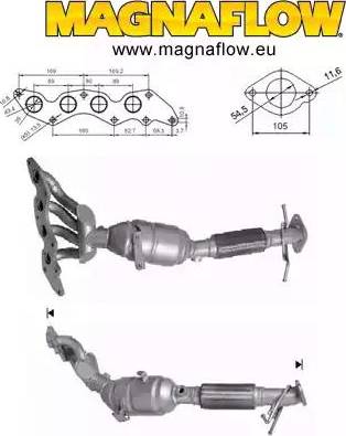 Magnaflow 62505 - Катализатор autosila-amz.com