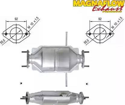 Magnaflow 74102D - Катализатор autosila-amz.com