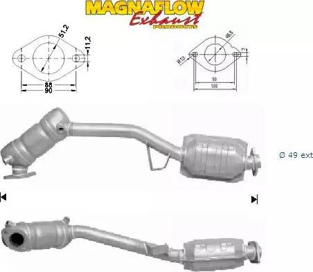 Magnaflow 77401 - Катализатор autosila-amz.com