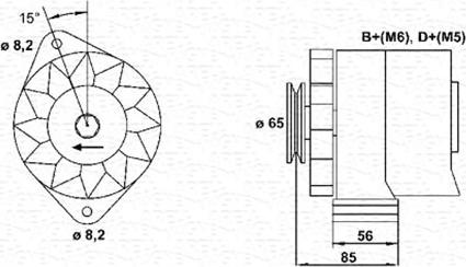 Magneti Marelli 944356732010 - Генератор autosila-amz.com