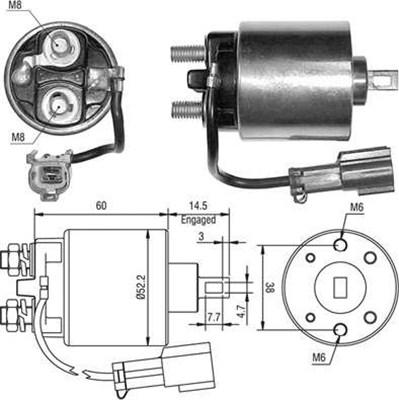 Magneti Marelli 940113050401 - Тяговое реле, соленоид, стартер autosila-amz.com