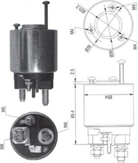 Magneti Marelli 940113050373 - Тяговое реле, соленоид, стартер autosila-amz.com