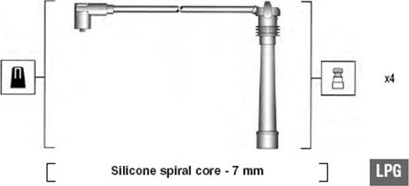 Magneti Marelli 941095980634 - Комплект проводов зажигания autosila-amz.com