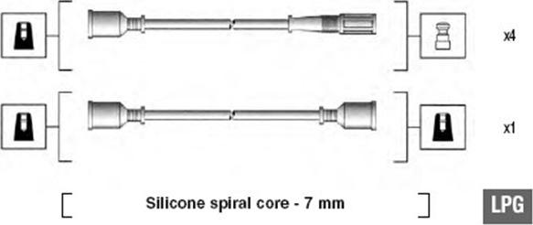 Magneti Marelli 941095000580 - Комплект проводов зажигания autosila-amz.com