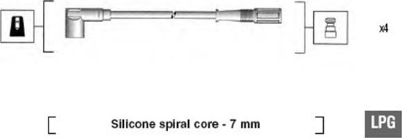 Magneti Marelli 941095130583 - Комплект проводов зажигания autosila-amz.com