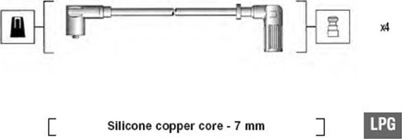 Magneti Marelli 941095870625 - Комплект проводов зажигания autosila-amz.com