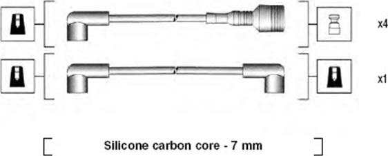 Magneti Marelli 941044120502 - Комплект проводов зажигания autosila-amz.com