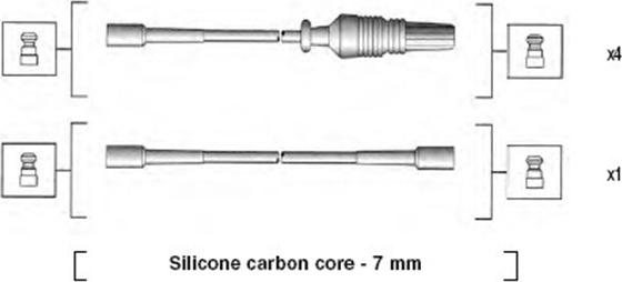 Magneti Marelli 941085140566 - Комплект проводов зажигания autosila-amz.com