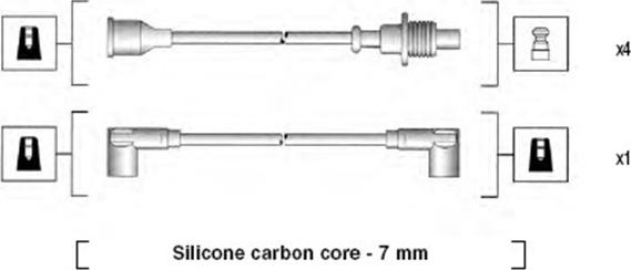 Magneti Marelli 941085230573 - Комплект проводов зажигания autosila-amz.com