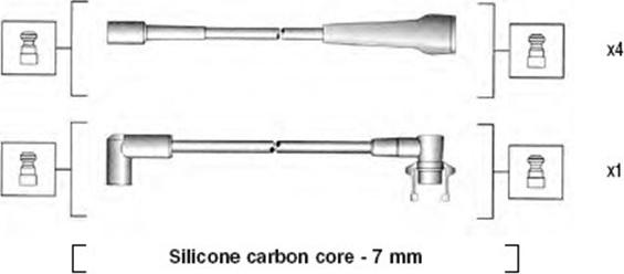 Magneti Marelli 941145420739 - Комплект проводов зажигания autosila-amz.com