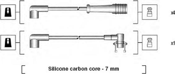 Magneti Marelli 941145150712 - Комплект проводов зажигания autosila-amz.com