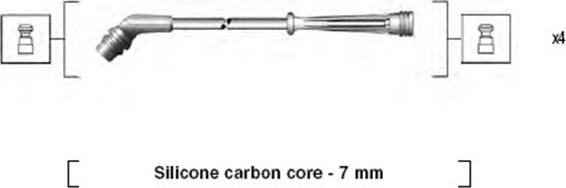 Magneti Marelli 941145390736 - Комплект проводов зажигания autosila-amz.com