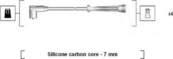 Magneti Marelli 941145350732 - Комплект проводов зажигания autosila-amz.com