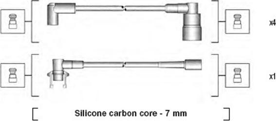 Magneti Marelli 941145370734 - Комплект проводов зажигания autosila-amz.com