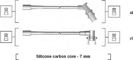 Magneti Marelli 941145270724 - Комплект проводов зажигания autosila-amz.com