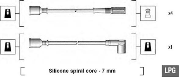 Magneti Marelli 941105150639 - Комплект проводов зажигания autosila-amz.com