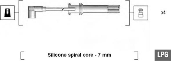 Magneti Marelli 941105160640 - Комплект проводов зажигания autosila-amz.com