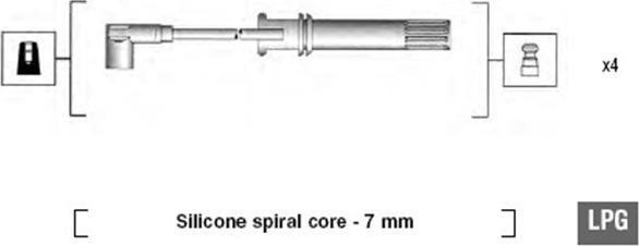 Magneti Marelli 941105280650 - Комплект проводов зажигания autosila-amz.com