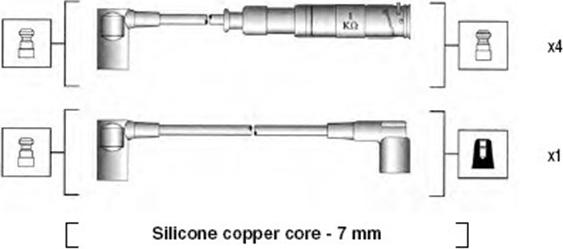 Magneti Marelli 941115020651 - Комплект проводов зажигания autosila-amz.com