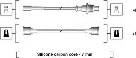 Magneti Marelli 941135180705 - Комплект проводов зажигания autosila-amz.com