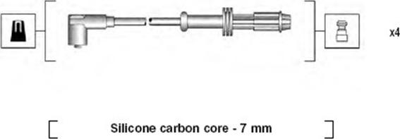 Magneti Marelli 941135130701 - Комплект проводов зажигания autosila-amz.com