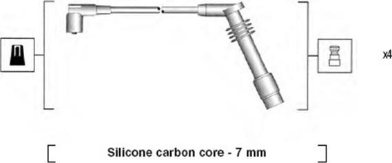 Magneti Marelli 941125360686 - Комплект проводов зажигания autosila-amz.com