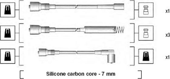 Magneti Marelli 941125280680 - Комплект проводов зажигания autosila-amz.com