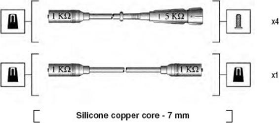 Magneti Marelli 941175140755 - Комплект проводов зажигания autosila-amz.com