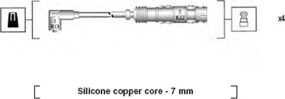 Magneti Marelli 941175240763 - Комплект проводов зажигания autosila-amz.com