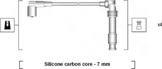 Magneti Marelli 941365050928 - Комплект проводов зажигания autosila-amz.com