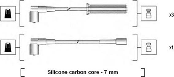 Magneti Marelli 941365080931 - Комплект проводов зажигания autosila-amz.com