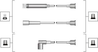 Magneti Marelli 941319170047 - Комплект проводов зажигания autosila-amz.com