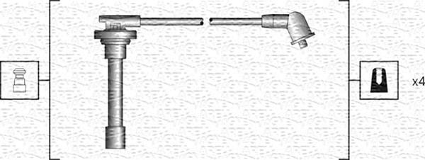 Magneti Marelli 941318111051 - Комплект проводов зажигания autosila-amz.com