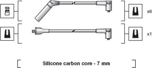 Magneti Marelli 941318111062 - Комплект проводов зажигания autosila-amz.com