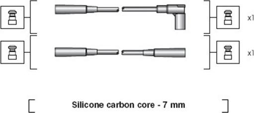 Magneti Marelli 941318111007 - Комплект проводов зажигания autosila-amz.com