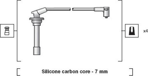 Magneti Marelli 941318111080 - Комплект проводов зажигания autosila-amz.com