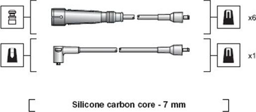 Magneti Marelli 941318111035 - Комплект проводов зажигания autosila-amz.com