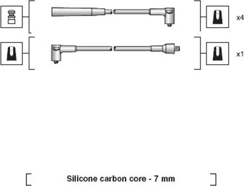 Magneti Marelli 941318111072 - Комплект проводов зажигания autosila-amz.com