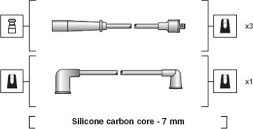 Magneti Marelli 941318111165 - Комплект проводов зажигания autosila-amz.com