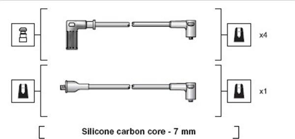 Magneti Marelli 941318111118 - Комплект проводов зажигания autosila-amz.com