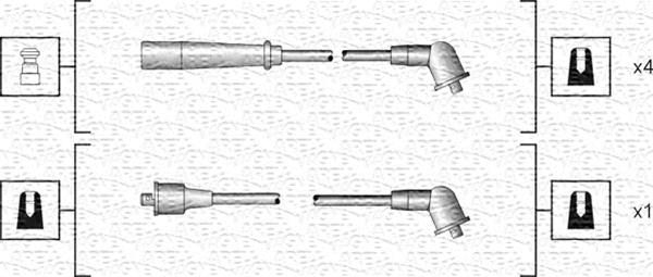 Magneti Marelli 941318111185 - Комплект проводов зажигания autosila-amz.com