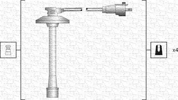 Magneti Marelli 941318111186 - Комплект проводов зажигания autosila-amz.com