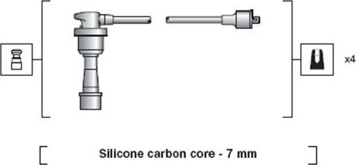 Magneti Marelli 941318111183 - Комплект проводов зажигания autosila-amz.com