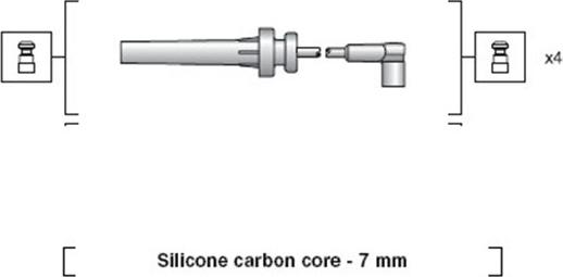 Magneti Marelli 941318111134 - Комплект проводов зажигания autosila-amz.com